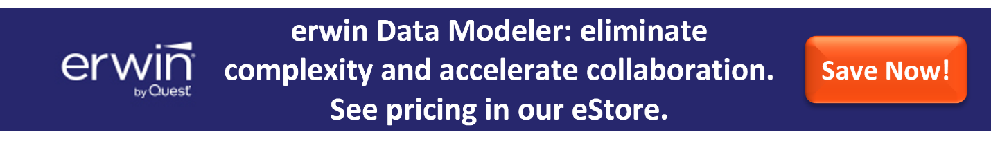 erwin Data Modeler: eliminate complexity and accelerate collaboration.