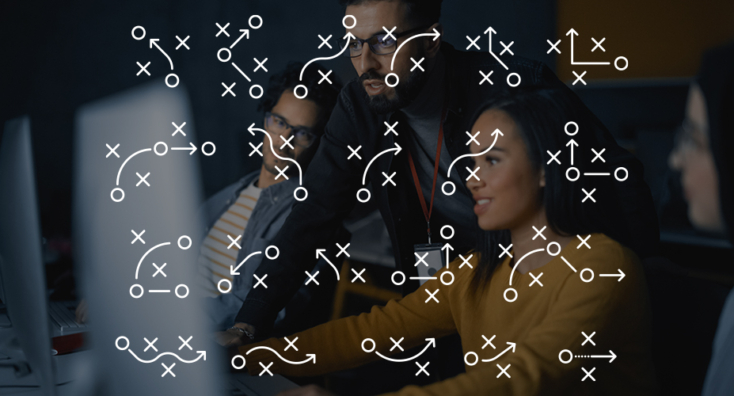 Football and Data Models: How Teams Collaborate for a Common Goal